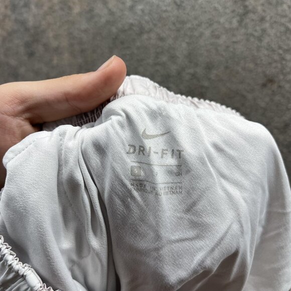 Nike Shorts Womens Small White Dri-FIT Running Athletic Lined Lightweight - Picture 6 of 9